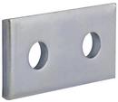 3-1/4 in. 2 Hole Electro-galvanized Steel Flat Fitting Splice Plate