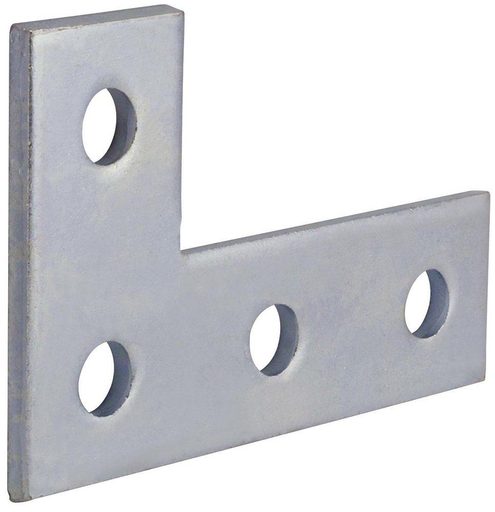 FNW® 5-3/8 in. 4 Hole Hot Dipped Galvanized Corner Plate 