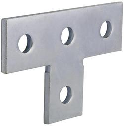 5-3/8 x 3-1/2 in. 4 Hole 304 Stainless Steel Tee Plate