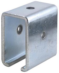 Electrogalvanized 3-Hole Heavy Duty U-Fitting Trolley Support