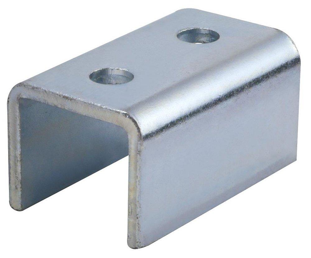 FNW&reg; 2 Hole Electro-galvanized Steel U-Fitting Splice Channel 