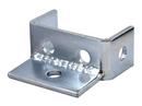 1-5/8 in. 1 Hole Electro-galvanized Steel Double Channel Post Base