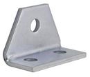 3-1/2 x 2-1/4 in. 3 Hole Electro-galvanized Swivel Cross Gusset Corner Angle Fitting