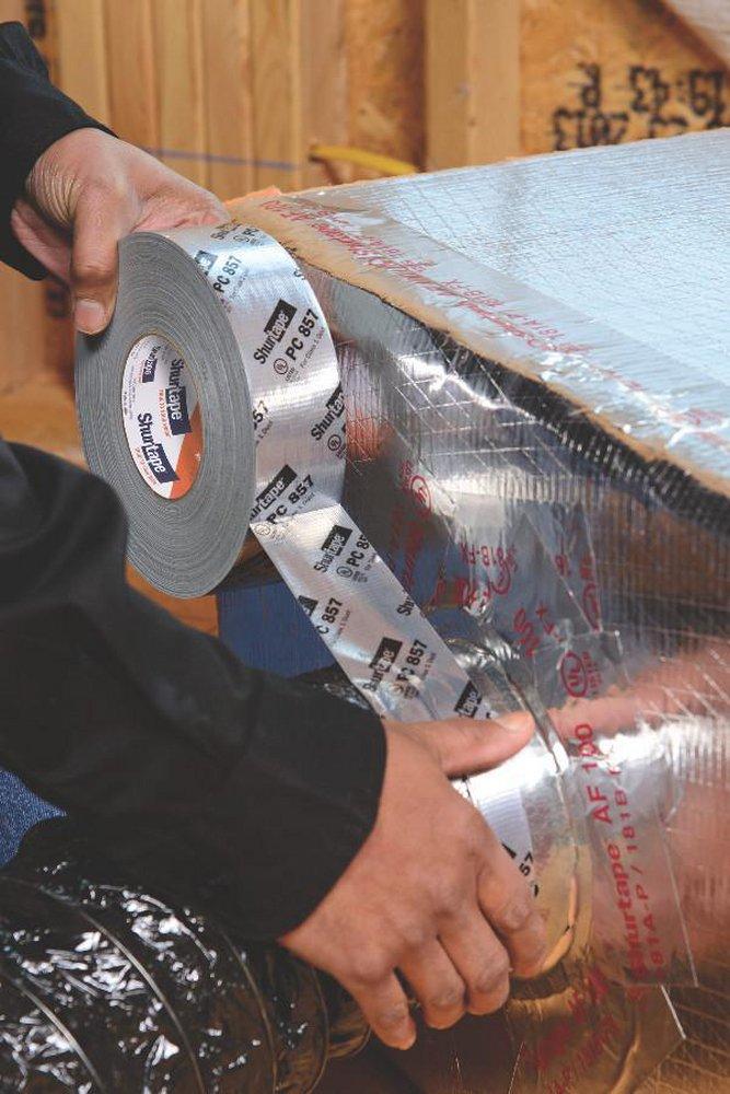 Shurtape Metal 2 in. Metallic Silver Waterproof Cloth Duct Tape 