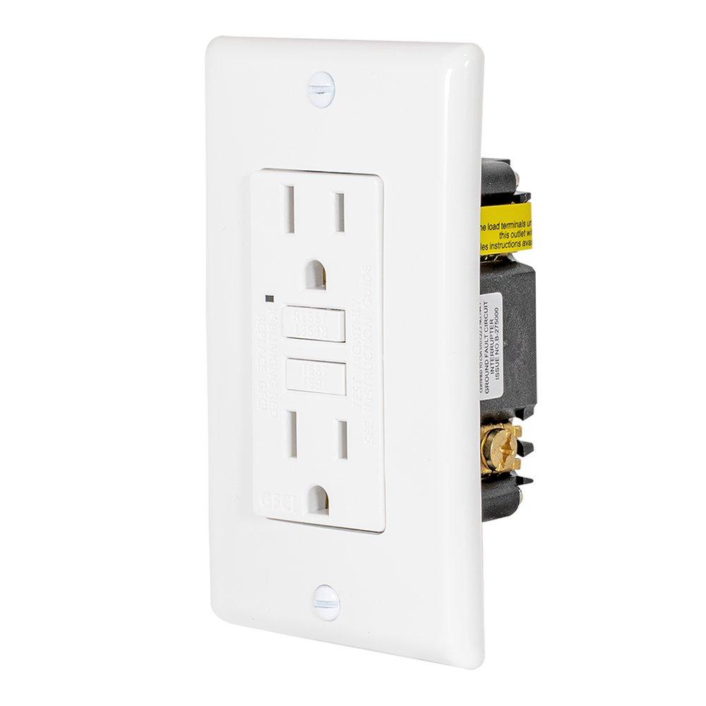 EZ-FLO White 125V Receptacle (Pack of 10) 