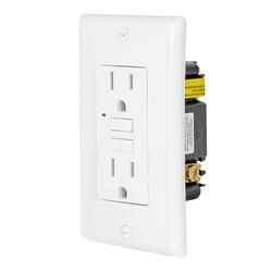 15 Amp GFCI Receptacle in White (Pack of 10)