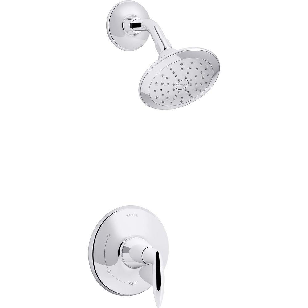 One Handle Single Function Shower Faucet in Polished Chrome (Trim Only) 