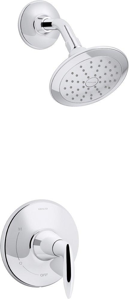 One Handle Single Function Shower Faucet in Polished Chrome (Trim Only) 