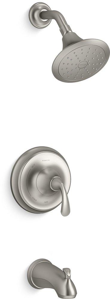 KOHLER Vibrant&reg; Brushed Nickel Single Handle Single Function Bathtub & Shower Faucet (Trim Only) 