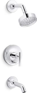 KOHLER Polished Chrome Single Handle Single Function Bathtub & Shower Faucet (Trim Only) 