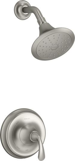 One Handle Single Function Shower Faucet in Vibrant® Brushed Nickel (Trim Only)
