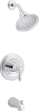 KOHLER Polished Chrome Single Handle Single Function Bathtub & Shower Faucet (Trim Only) 