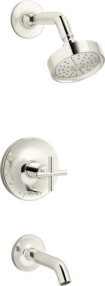 KOHLER Vibrant&reg; Polished Nickel Single Handle Single Function Bathtub & Shower Faucet (Trim Only) 
