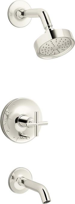 One Handle Single Function Bathtub & Shower Faucet in Vibrant&reg; Polished Nickel (Trim Only)