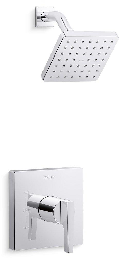 KOHLER Polished Chrome Single Handle Single Shower Faucet Trim Only 
