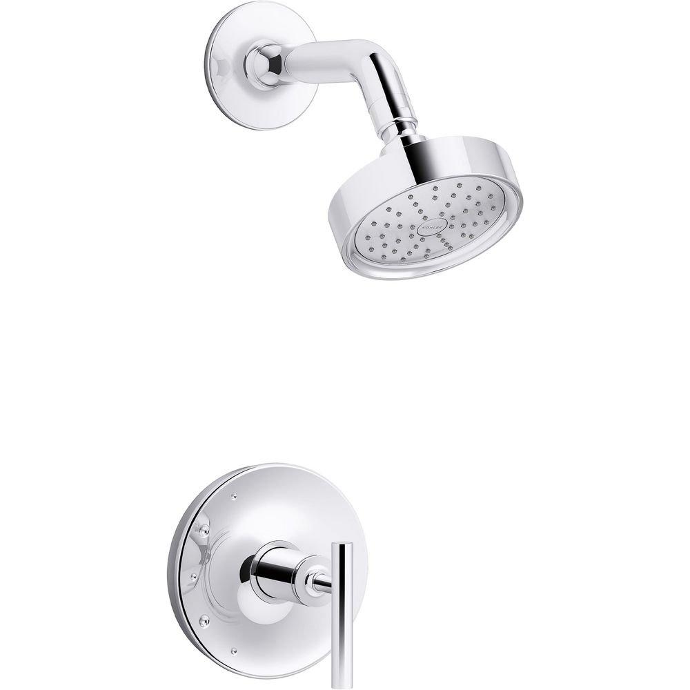 KOHLER Polished Chrome Single Handle Single Function Shower Faucet Trim 