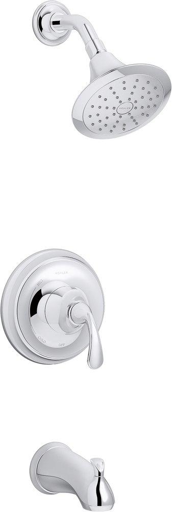KOHLER Polished Chrome Single Handle Single Function Bathtub & Shower Faucet (Trim Only) 