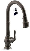 KOHLER Polished Chrome Single Handle Pull Down Kitchen Faucet 