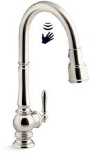 KOHLER Polished Chrome Single Handle Pull Down Kitchen Faucet 