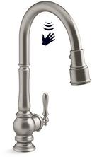 KOHLER Polished Chrome Single Handle Pull Down Kitchen Faucet 