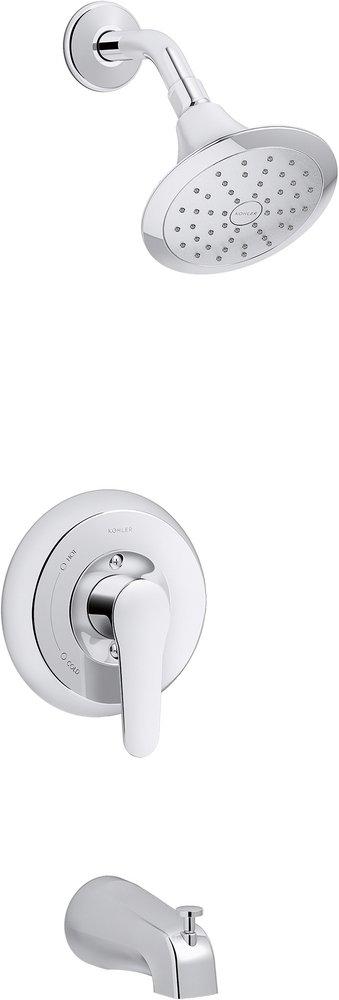 One Handle Single Function Bathtub & Shower Faucet in Brushed Chrome (Trim Only) 
