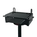Pilot Rock Embedded Post Grill with Grate 