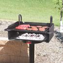Pilot Rock Embedded Post Grill with Grate 