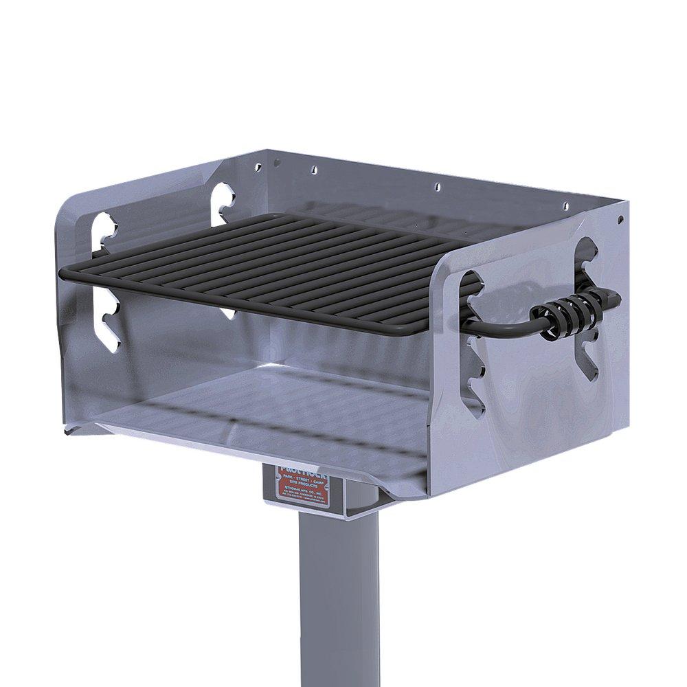 Pilot Rock Short Post Grill with Welded Base Plate 