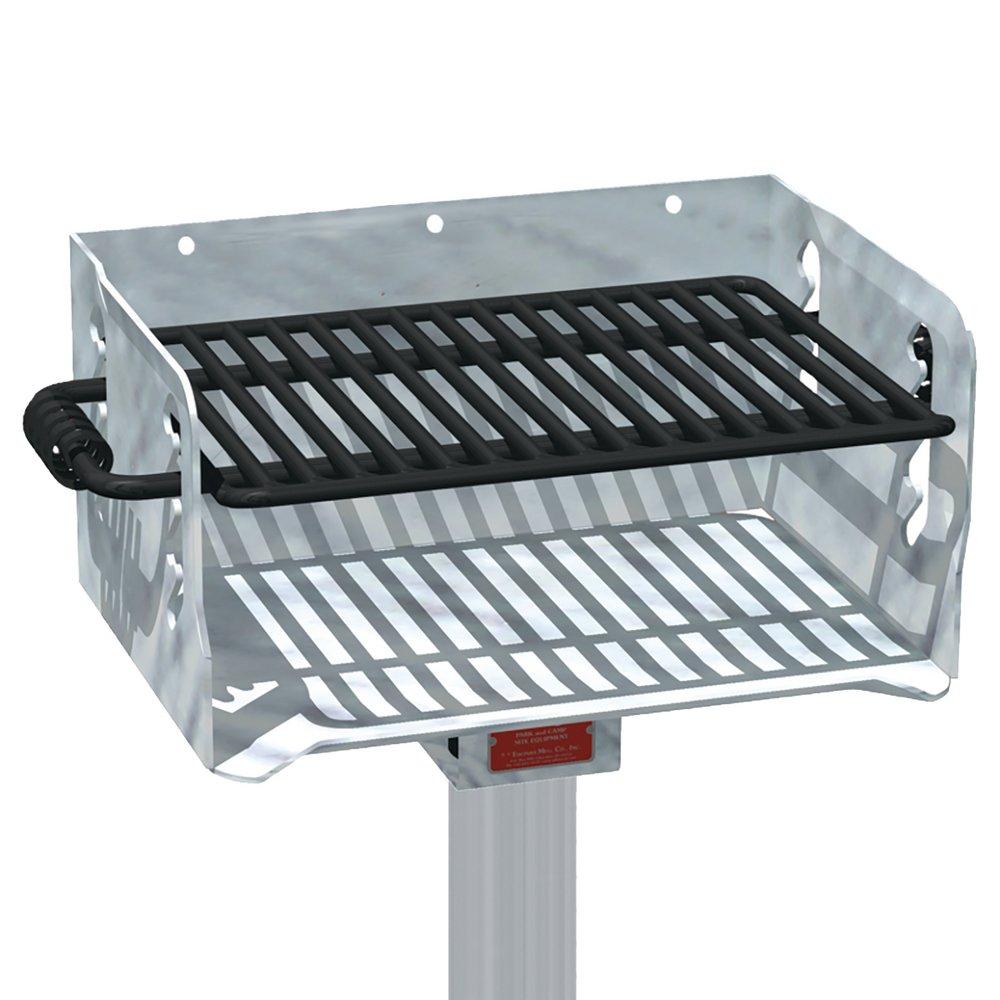 Pilot Rock Short Post Grill with Welded Base Plate 