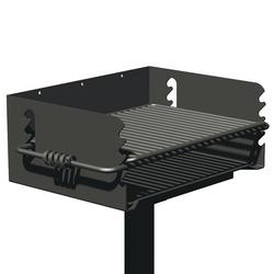 432 sq in. Short Post Grill with Welded Base