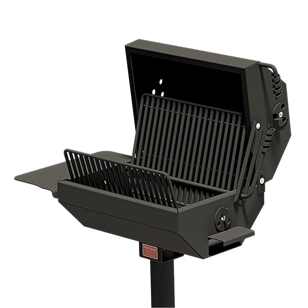 Pilot Rock Short Post Grill with Welded Base 