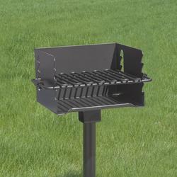 224 sq in. Embedded Post Grill