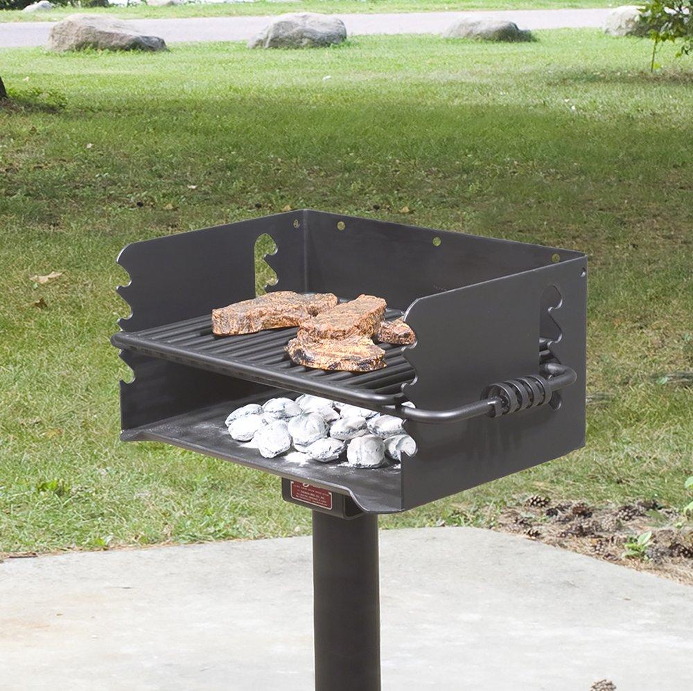 Pilot Rock Short Post Grill with Welded Base 