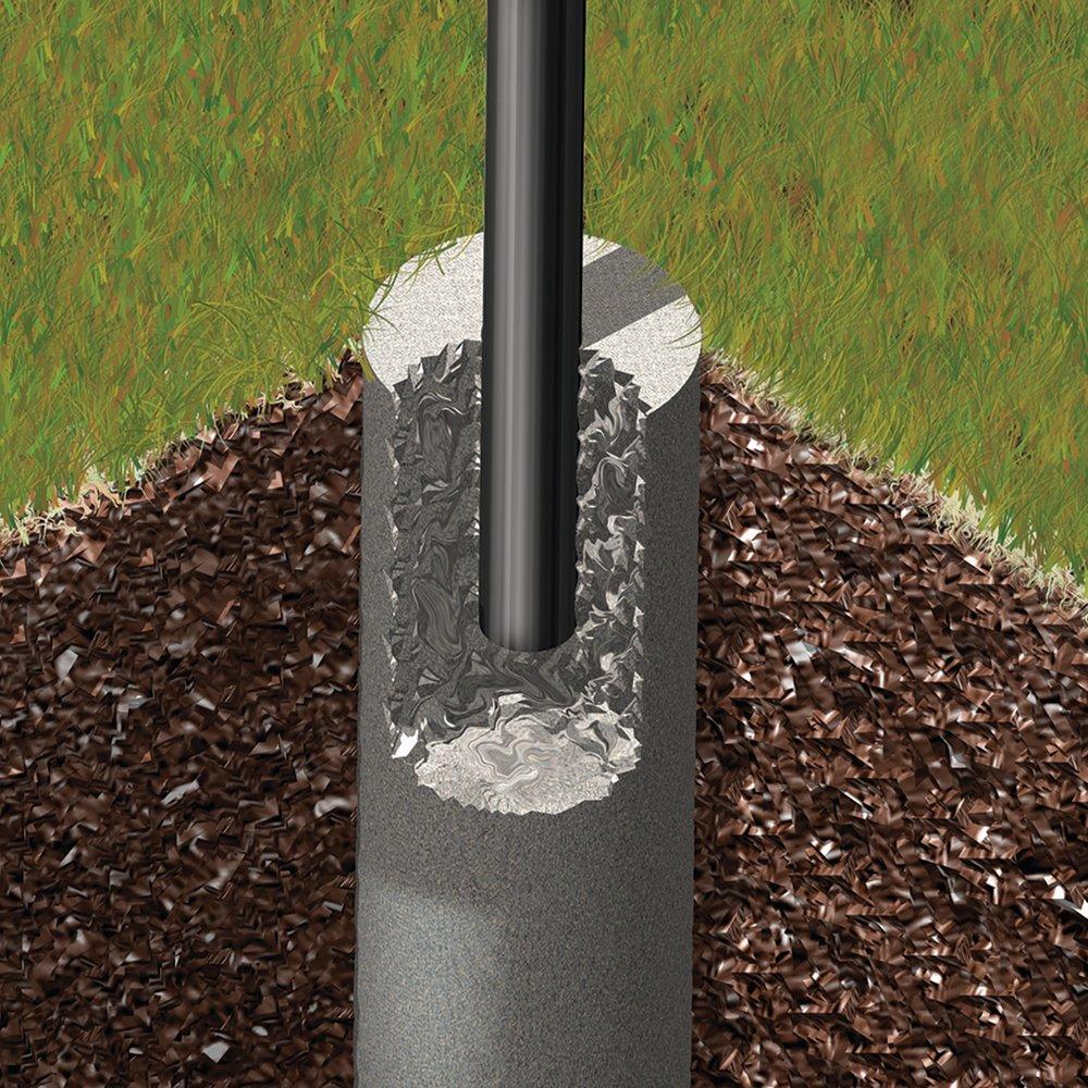 Pilot Rock Embedded Post Grill with Grate 