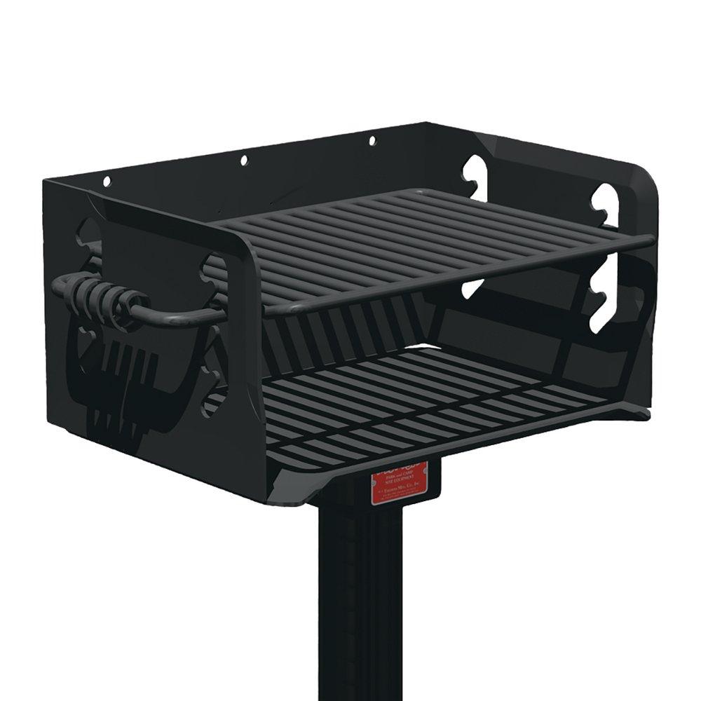 Pilot Rock Embedded Post Grill with Grate 