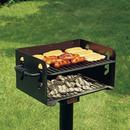 Pilot Rock Embedded Post Grill with Grate 