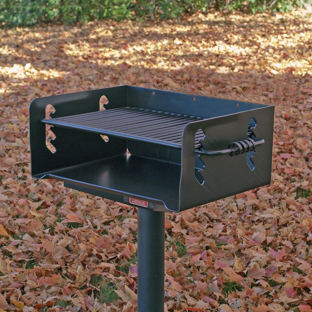 Pilot Rock Embedded Post Grill with Grate 