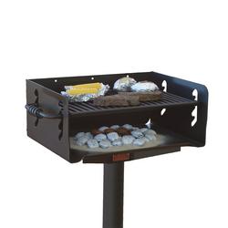 432 sq in. Embedded Post Grill with Grate