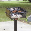 Pilot Rock Embedded Post Grill with Grate 