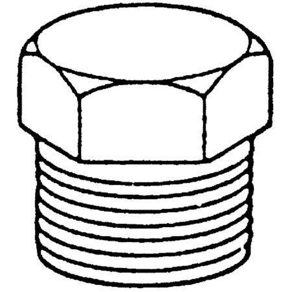 Threaded 3000# 304L Stainless Steel HEX Plug 