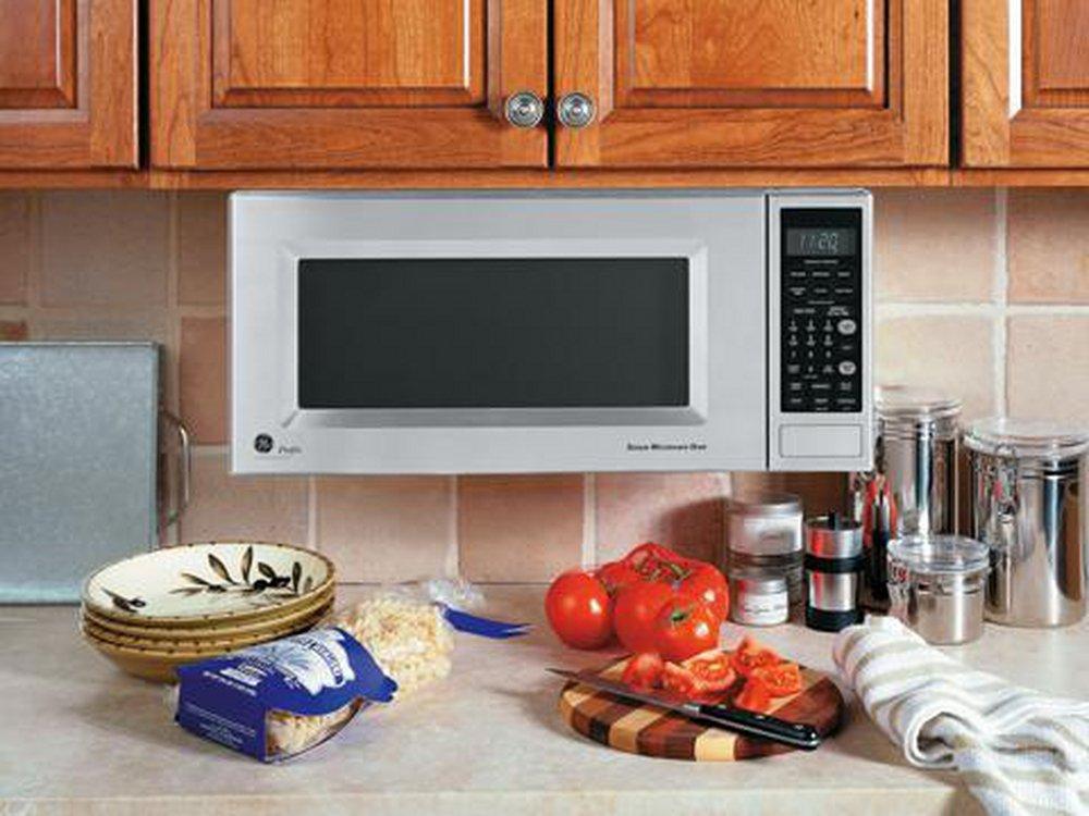 GE&reg; Stainless Steel 13/100 x 1-1/4 in. Undercabinet Microwave Mounting Kit 
