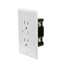 USI Electric White 120V Receptacle (Pack of 10) 