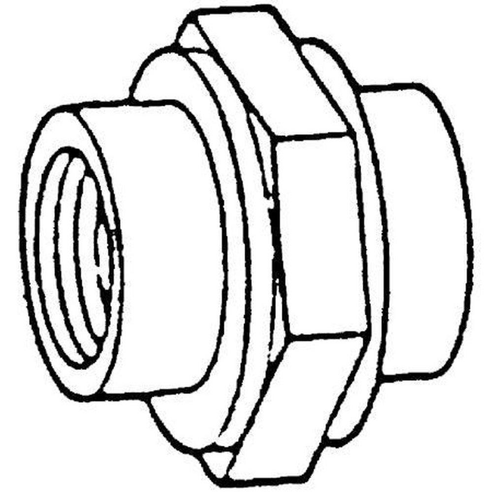 3-23/50 in. FNPT 150# Global 316 and 316L Stainless Steel Union 