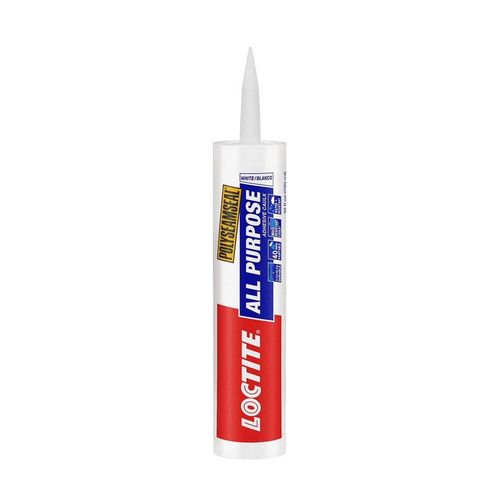 LOCTITE&reg; White Acrylic and Latex All Purpose Caulk, White 