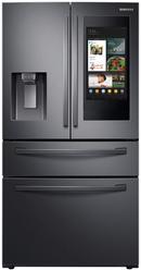 Samsung Fingerprint Resistant Black Stainless Steel 35-3/4 in. 15.7 cu. ft. Counter Depth, French Door Refrigerator