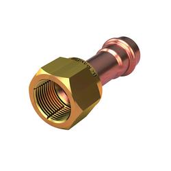 3/4 in. OD ACR Copper Press Female Flare Adapter (Bag of 2)