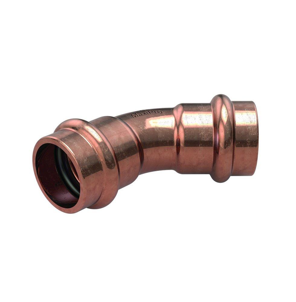Conex Universal Limited OD ACR Copper Press 45&deg; Elbow 