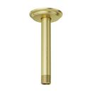 Pfister Brushed Gold 6 x 1/2 x 1-1/2 in. NPT Brass Ceiling Mount Shower Arm and Flange 