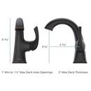 Pfister Brushed Nickel Single Handle Monoblock Vessel Filler Bathroom Sink Faucet 