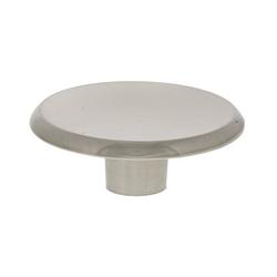 1-3/4 in. Bi-Fold Closet Door Knob in Satin Nickel (Pack of 5)